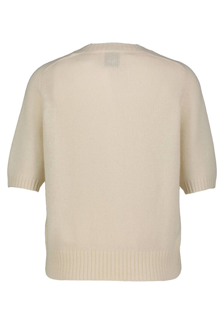 Allude Damen Kaschmirpullover, offwhite,