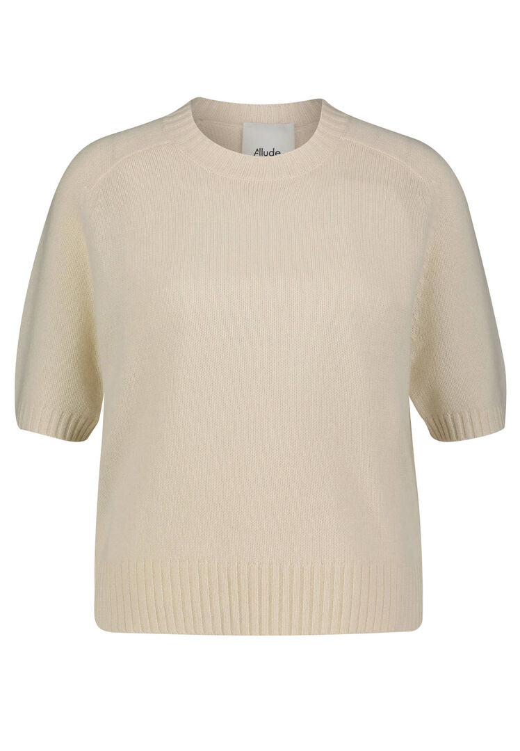 Allude Damen Kaschmirpullover, offwhite,