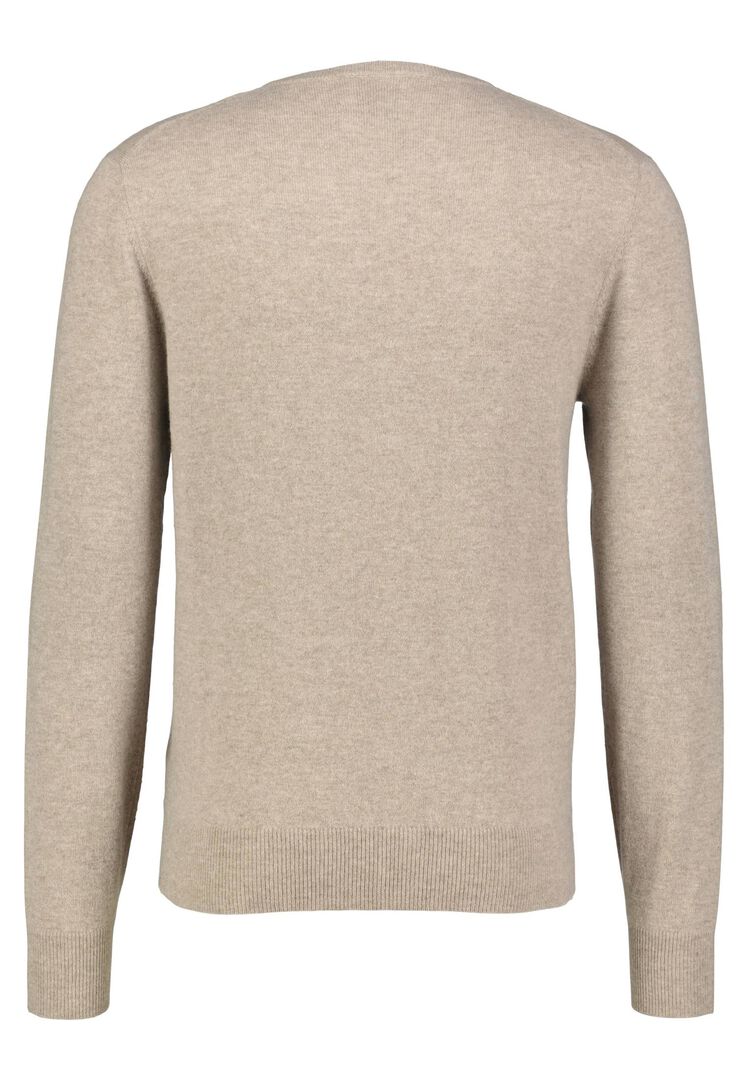 Allude Damen Strickpullover aus Kaschmir, taupe,