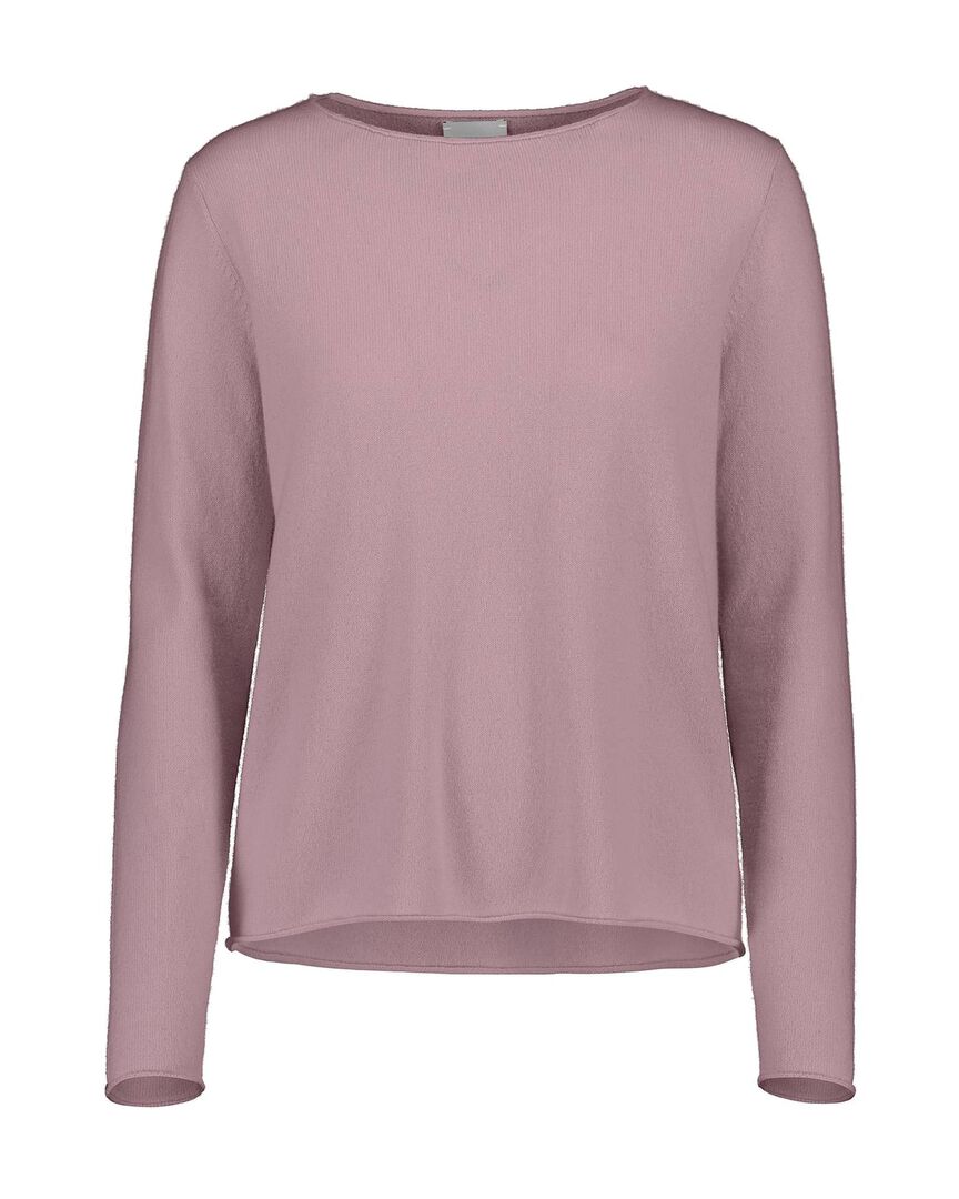 Allude Damen Strickpullover aus Kaschmir, flieder,