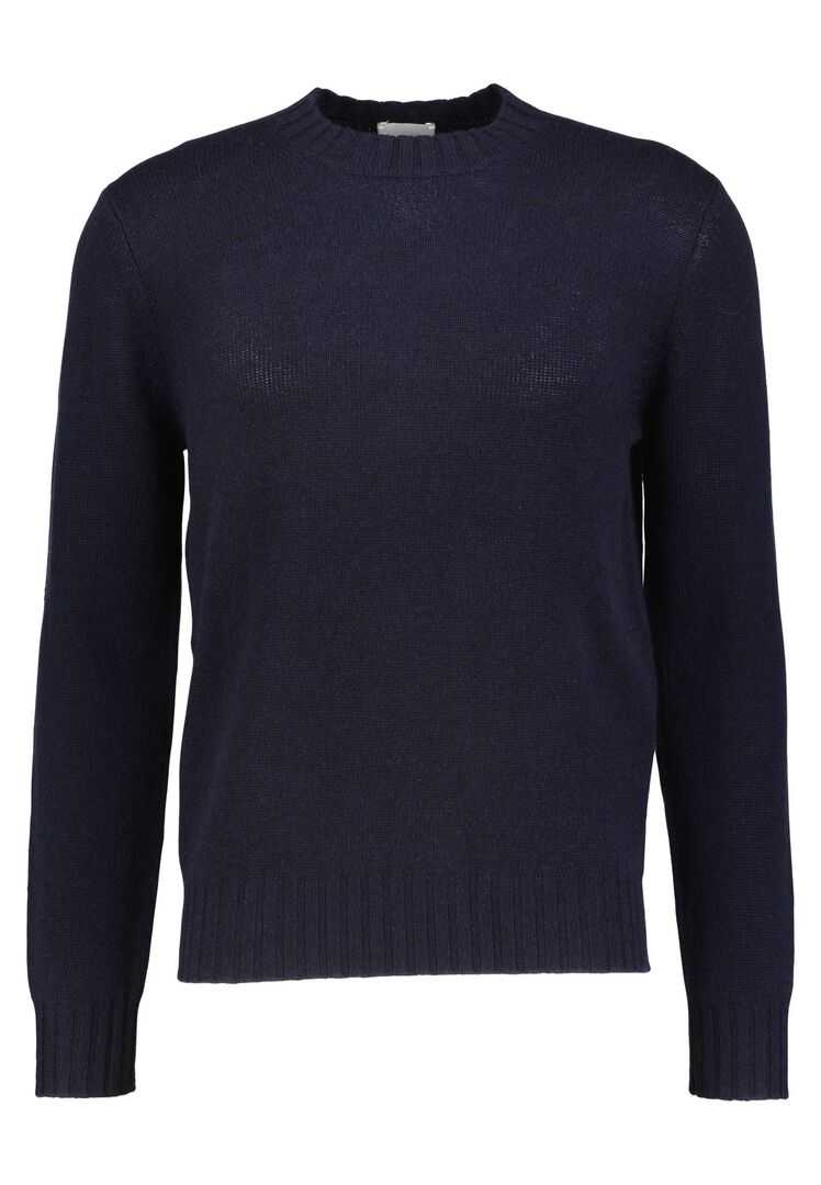 Allude Herren Pullover aus Wolle und Kaschmir, marine,