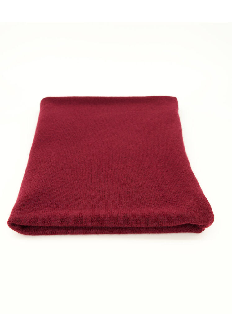 Allude Kaschmirschal, bordeaux, Gr. ONE